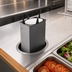 Thumbnail image #3 for Atlas Metal Drop-In Unheated Oval Platter Dispenser with Enclosed Frame, 9-7/8 x 7-1/4 Inches