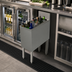 Thumbnail image #3 for BK Resources Underbar Bottle Storage Ice Bin, 8 x 18 Inch, 22 lb Capacity