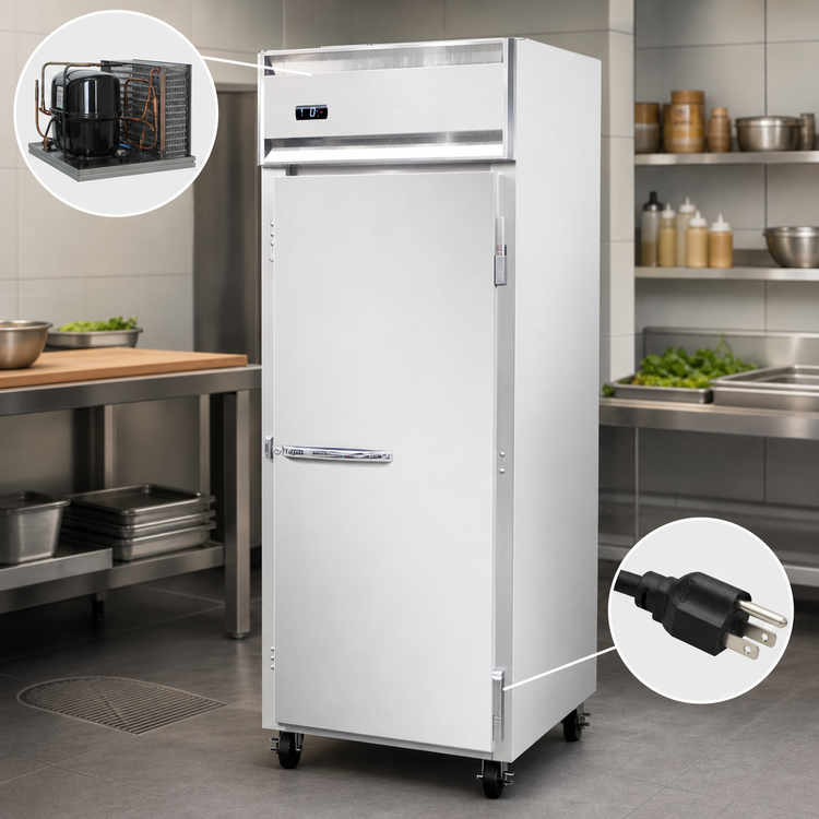 Product image #3 for Continental Refrigerator 1FEN One-Section Extra-Wide Reach-in Freezer