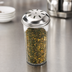 Thumbnail image #3 for American Metalcraft 12 oz Clear SAN Plastic Spice Shaker with Stainless Steel Slotted Top