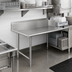 Thumbnail image #3 for John Boos Pro-Bowl 108-Inch Clean Straight Dishtable, Right-to-Left, 16-Gauge Stainless Steel