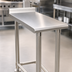 Thumbnail image #3 for Eagle Deluxe Series Stainless Steel Filler Table with Rear Upturn, 18 x 24 Inches