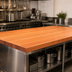 Thumbnail image #3 for Boos Block American Cherry Edge Grain Kitchen Countertop, 84 x 36 x 2-1/4 Inches, Varnique Finish