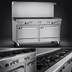 Thumbnail image #3 for Southbend Ultimate 60-Inch Gas Restaurant Range with 4 Open Burners, 36-Inch Charbroiler, Convection Oven and Cabinet Base