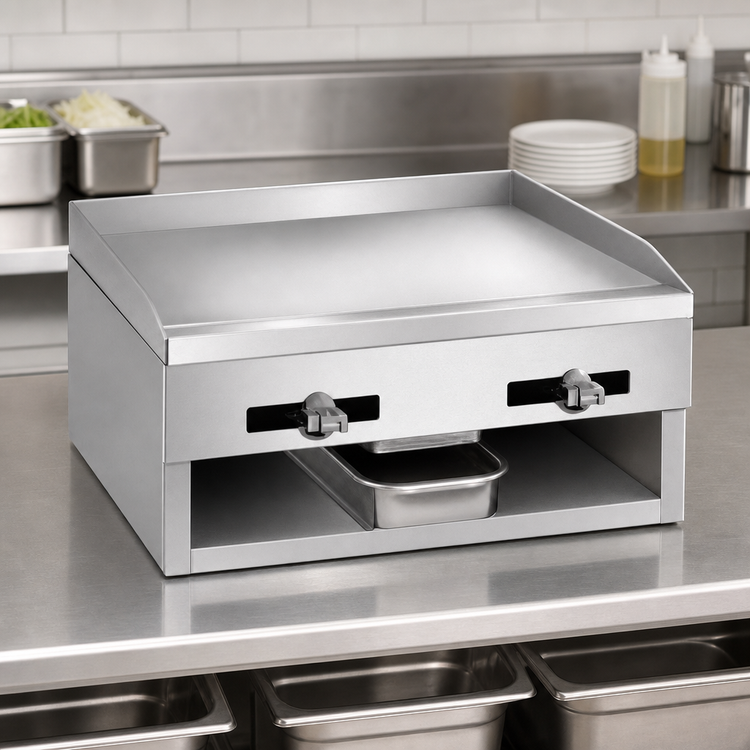 Product image #3 for Comstock-Castle 20-Inch Countertop Gas Griddle with 20 x 16-Inch Smooth Steel Plate