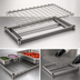 Thumbnail image #3 for Eagle Group 48 x 24 Inch Chrome Dunnage Shelf with Removable Wire Mat Assembly