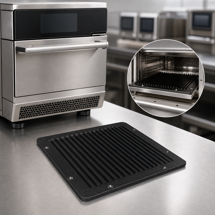 Product image #3 for Merrychef e2s Flat/Griddle Cook Plate for High-Speed Ovens, 12 x 12.1 x 0.24 Inches
