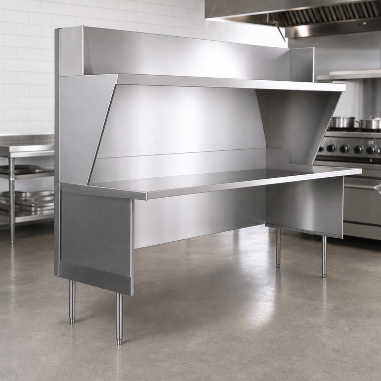 Product image #3 for La Rosa Open-Front Modular Equipment Enclosure, 54-Inch W x 26.5-Inch D, 304 Stainless Steel