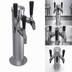 Thumbnail image #3 for Krowne Triple Faucet Glycol-Cooled Countertop Beer Tower, 15 Inch, Brushed Stainless Steel