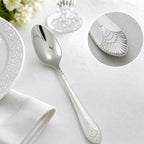 Thumbnail image #4 for Winco Peacock 0031-03 7-9/16-Inch Dinner Spoon, 18/8 Stainless Steel, Extra Heavyweight, Mirror Finish Case of 25