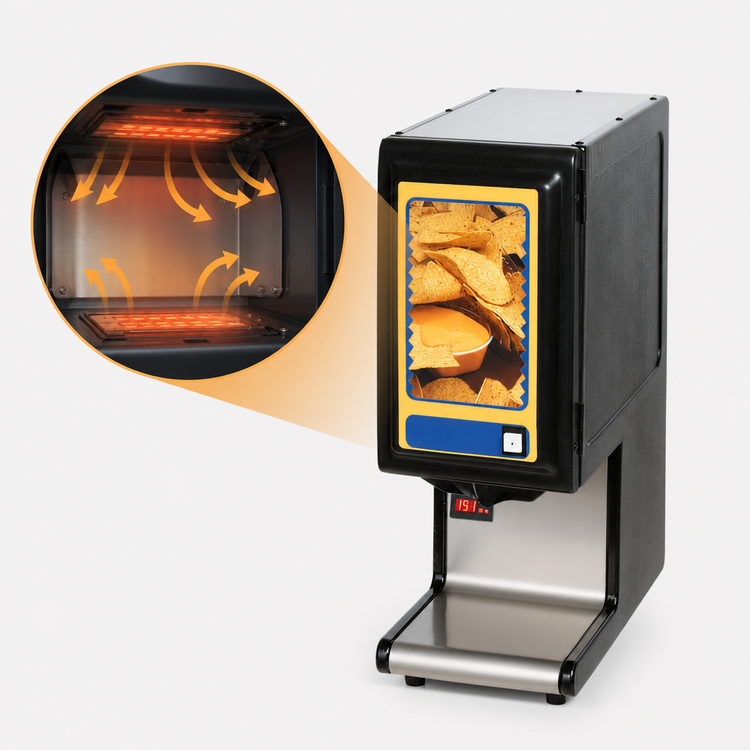Product image #3 for Star Countertop Hot Nacho Cheese Dispenser, Single Pouch, Stainless Steel