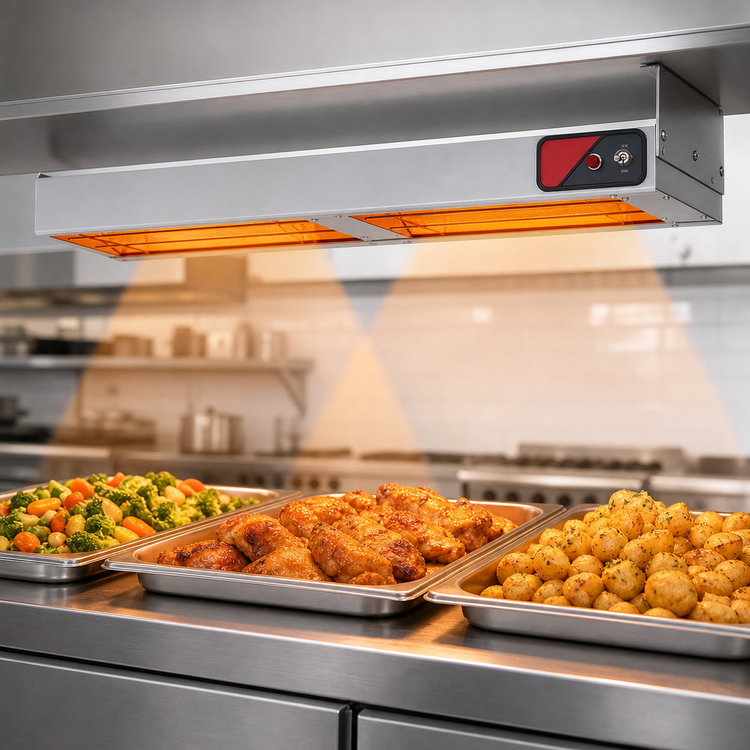 Product image #3 for Nemco 36-Inch Dual Lighted Infrared Strip Heater, 208V