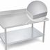 Thumbnail image #3 for Duke Deluxe 16-Gauge 300 Series Stainless Steel Work Table with 5-Inch Riser, 48 x 30 Inches, Galvanized Undershelf