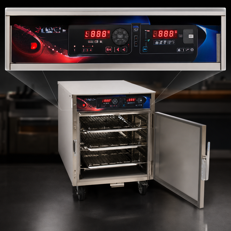 Product image #3 for Cres Cor Roast-N-Hold Mobile Undercounter Convection Cook-and-Hold Oven with Top-Mounted Power Unit, 1 Compartment, 208V