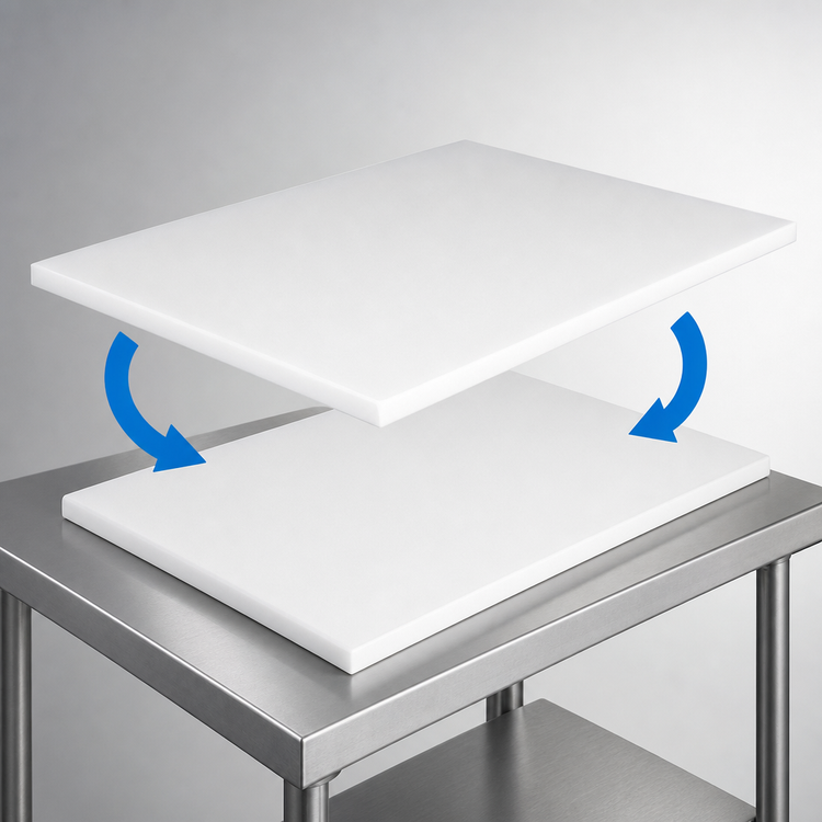 Product image #3 for John Boos 36 x 30 x 3/4-Inch Reversible Poly Work Table Replacement Top for TC, M & GMT Tables