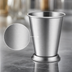 Thumbnail image #3 for American Metalcraft 8 oz. Brushed Stainless Steel Mint Julep Cup