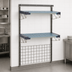 Thumbnail image #3 for Metro SmartWall Life Tall Wall-Mounted Starter Base Kit with 24 x 36 Wire Grid and 18 x 36 MetroMax 4 Shelves