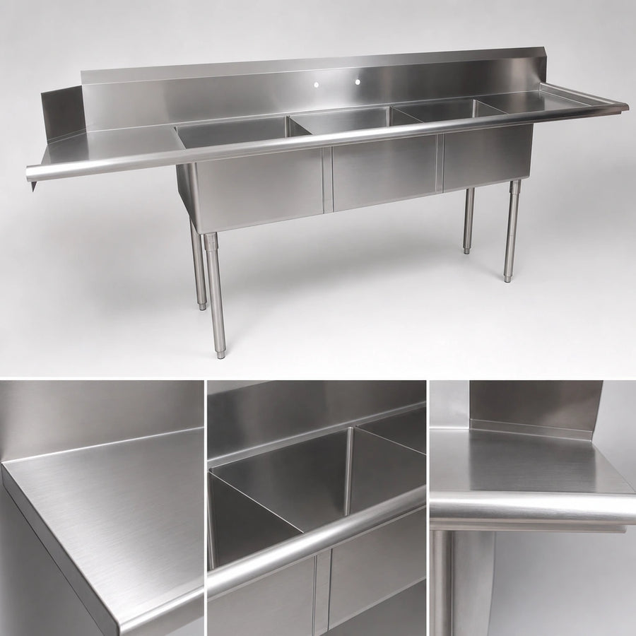 18/304 Stainless Steel Top