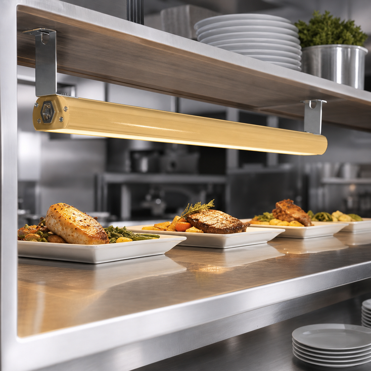Product image #3 for Vollrath 48-Inch Low Profile Unlighted Strip Heat Lamp