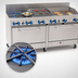 Thumbnail image #3 for Comstock-Castle 72-Inch Commercial Gas Range with 4 Star Burners, 30-Inch Griddle, 18-Inch Char-Broiler, and 2 Ovens