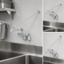 Thumbnail image #3 for T&S Brass B-2345 Wall-Mount Service Sink / Mop Sink Faucet with Pail Hook and Garden Hose Outlet
