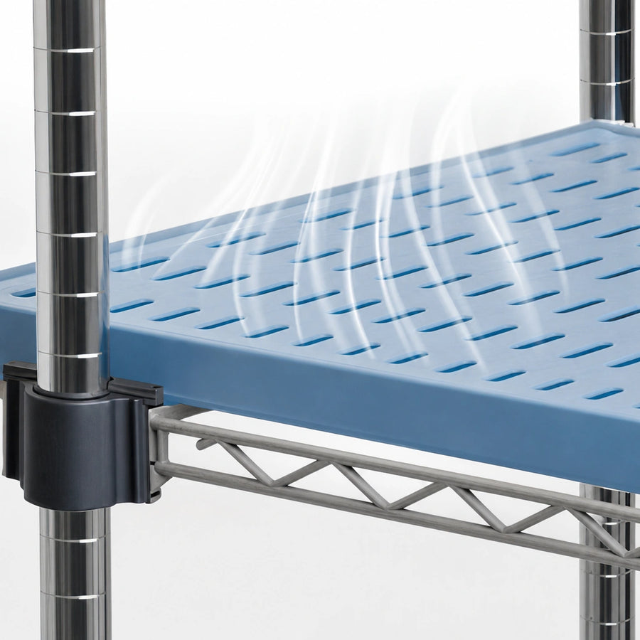 Louvered Shelf Surface