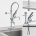 Thumbnail image #3 for T&S Brass EasyInstall Mini Pre-Rinse Unit, Single-Hole Deck Mount, with 6-Inch Swing Nozzle and 1.42 GPM Spray Valve