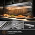 Thumbnail image #3 for RedHots 96-Inch High-Watt Unlighted Rod-Type Strip Heat Lamp with Remote, 208V
