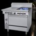 Thumbnail image #3 for Garland Cuisine Series 36-Inch Heavy Duty Natural Gas Combination Top Range with Convection Oven