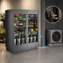 Thumbnail image #3 for Allure Self-Service Refrigerated Straight Upright Door Merchandiser, 63-Inch Wide, Remote DX