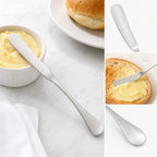 Thumbnail image #4 for Winco Venice 0037-12 Butter Spreader, 6-3/4-Inch, 18/8 Stainless Steel, Extra Heavy Weight, Mirror Finish Case of 25