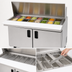 Thumbnail image #4 for Migali Competitor Series 36.3-Inch Big Top Refrigerated Sandwich Prep Table, 2-Door, 15-Pan
