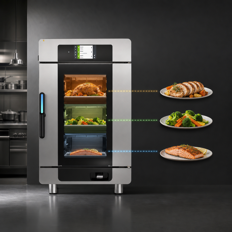 Product image #4 for Alto-Shaam Converge CMC-H3H Electric Multi-Cook Combi Oven with 3 Chambers