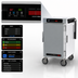 Thumbnail image #4 for Metro HotBlox Narrow 8-Pan Mobile Pass-Thru Insulated Holding Cabinet with Digital Touchscreen and Solid Doors