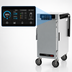 Thumbnail image #3 for Metro HotBlox Narrow 8-Pan Mobile Pass-Thru Insulated Holding Cabinet with Digital Touchscreen, Solid Front Door and Clear Rear Door