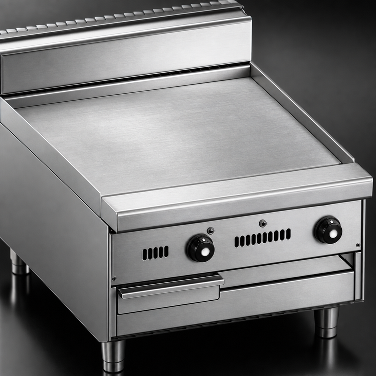 Product image #3 for Jade Bistro 24-Inch Modular Gas Griddle with 1-Inch Polished Steel Plate