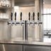 Thumbnail image #3 for Perlick Avenue 6-Faucet Countertop Glycol-Cooled T-Pipe Draft Beer Tower