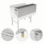 Thumbnail image #3 for John Boos UBSR2C-24-X Double Speed Rail Locking Cover, 24-Inch Wide, 18/300 Stainless Steel
