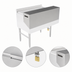 Thumbnail image #3 for John Boos Double 24-Inch Speed Rail Locking Cover, 18/300 Stainless Steel