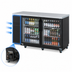 Thumbnail image #3 for Turbo Air Super Deluxe Narrow 2-Section Glass Door Back Bar Cooler
