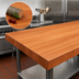 Thumbnail image #3 for Boos Block American Cherry Edge Grain Kitchen Countertop, 60 x 36 x 2-1/4 Inch, Varnique Finish