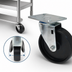 Thumbnail image #3 for Winco 5-Inch Plate Caster Without Brake for ALRK-3 Shelving Unit