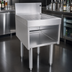 Thumbnail image #3 for Glastender DBHB-18-LD Underbar Drainboard Half Cabinet, Open Front, 18 x 24 Inches, Stainless Steel