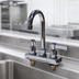 Thumbnail image #4 for Advance Tabco K-52 Heavy-Duty Manual Deck-Mounted Faucet with 3-1/2-Inch Gooseneck Spout, 4-Inch Centers, Lead-Free
