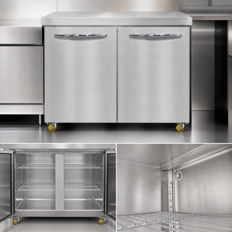 Product image #3 for Continental Refrigerator Designer Line DF36N-U 36" Two-Section Undercounter Freezer