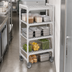 Thumbnail image #4 for Cambro Camshelving Premium High Density 4-Shelf Vented Mobile Starter Unit, 24