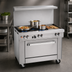 Thumbnail image #3 for Southbend Ultimate 36-Inch Gas Restaurant Range with 4 Burners, 12-Inch Griddle, Cabinet Base and Hi-Shelf Backriser