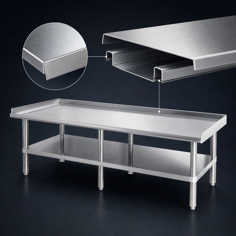Reinforced Stainless Steel Top