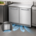 Thumbnail image #3 for Continental Refrigerator SWF36N-FB 36-Inch Front-Breathing 2-Section Work Top Freezer with Doors