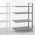 Thumbnail image #3 for Cambro Camshelving Elements XTRA 4-Tier Vented Stationary Add-On Polymer Shelving Unit, 18 x 60 x 64 Inches